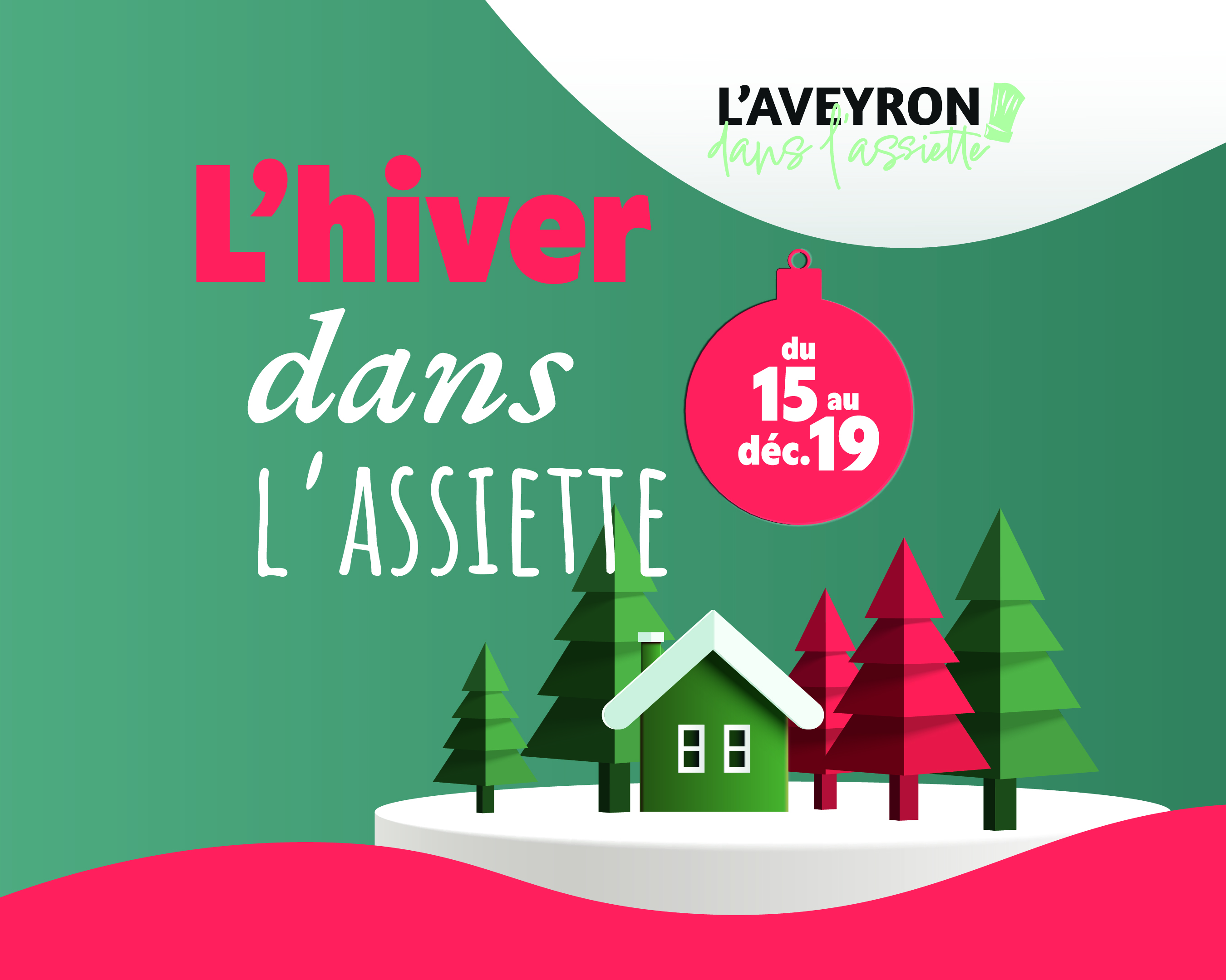 Affiche de l'opération l'hiver dans l'assiette