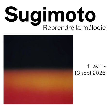 Affiche de l'exposition de Sugimoto au Musée Soulages de Rodez