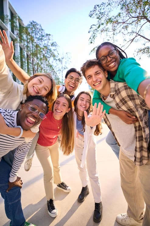 Photo groupe de jeunes